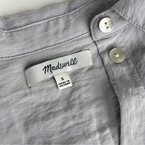 Madewell Crinkled Button-Up Shirt
